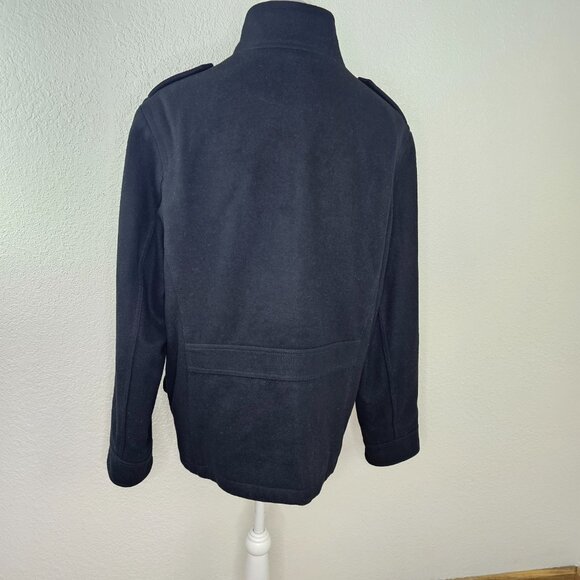 Merona Military Style Wool Blend Jacket - Picture 4 of 7